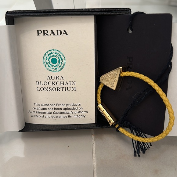 NWT in box. Size small Prada bracelet. - Picture 2 of 5